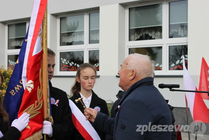 Nadanie imienia Powstańców Wielkopolskich Szkole Podstawowej w Żegocinie