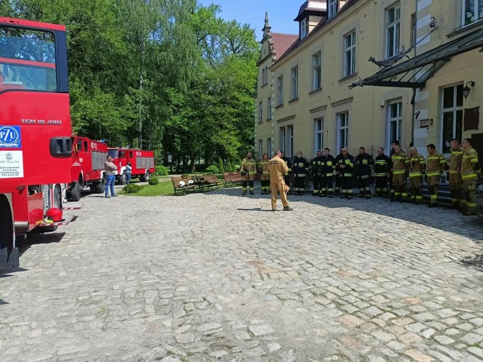 Pożar w Specjalnym Ośrodku Szkolno-Wychowawczym w Borzęciczkach