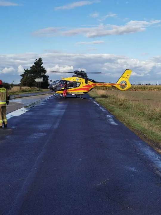 Wypadek na drodze Krotoszyn - Rozdrażew