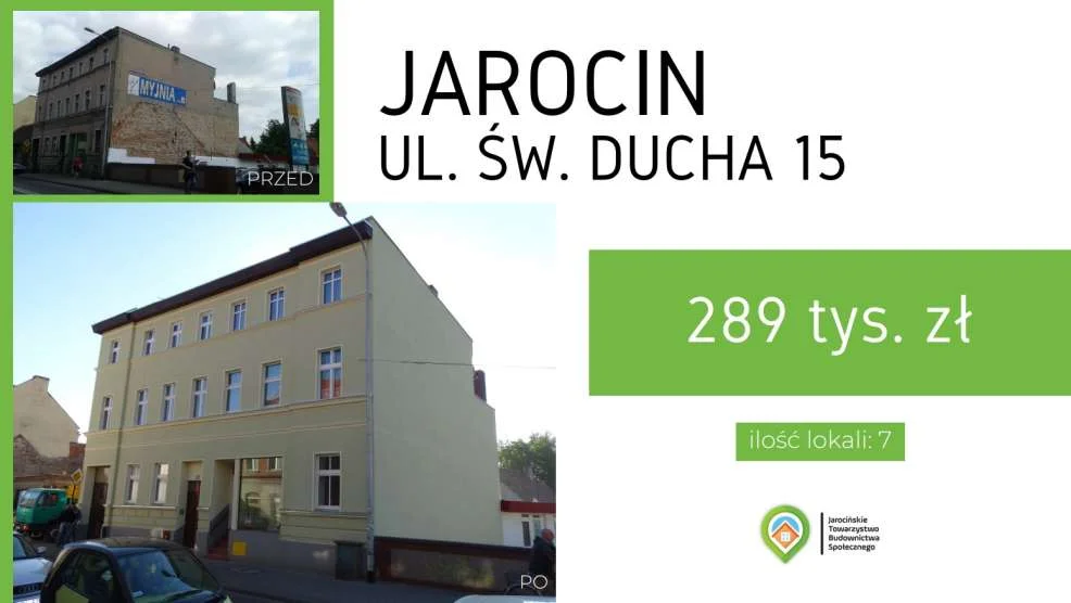 Budynki JTBS-u zmodernizowane w latach 2015-2023