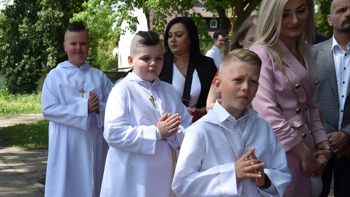 I Komunia Święta w parafii Narodzenia Najświętszej Maryi Panny w Poniecu