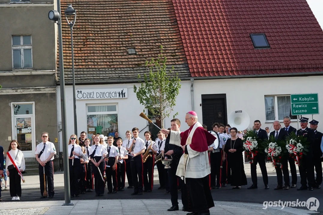 Poświęcenie figury Św. Jana Nepomucena w Krobi