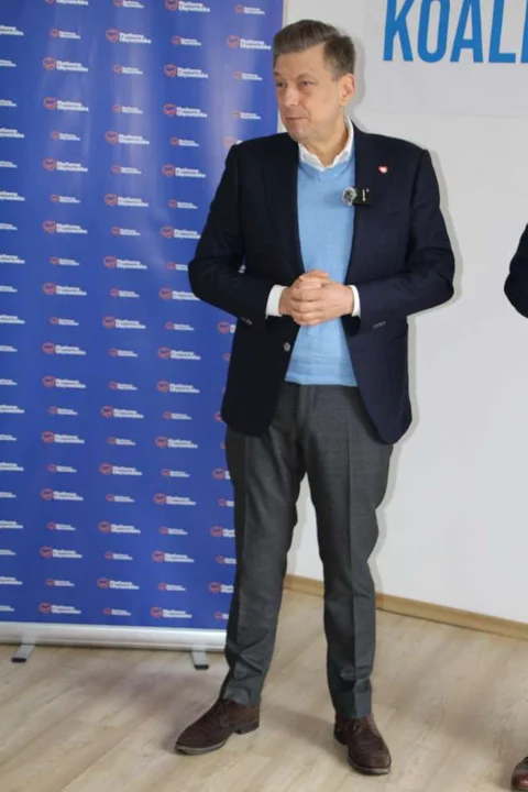 Konferencja prasowa Koalicji Obywatelskiej w Jarocinie