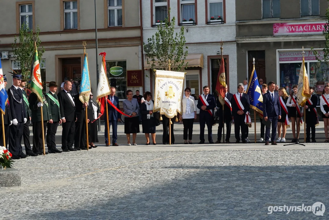 Poświęcenie figury Św. Jana Nepomucena w Krobi