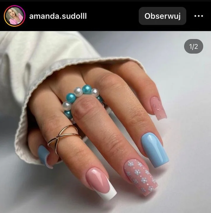 Wiosenne inspiracje paznokciowe z Instagrama. Zobacz, te wzory