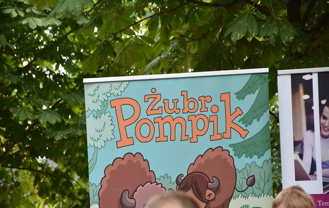 Żubr Pompik z wizytą w Rawiczu (FOTO) - Zdjęcie główne