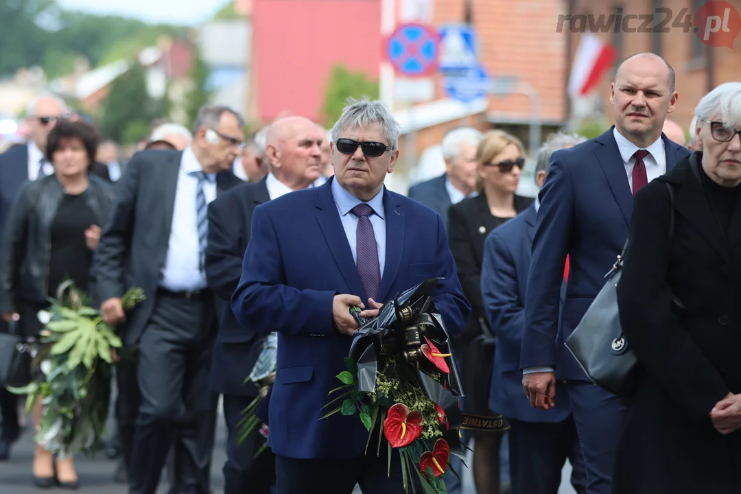 Delegacje na ceremonii pogrzebowej śp. Kazimierza Chudego