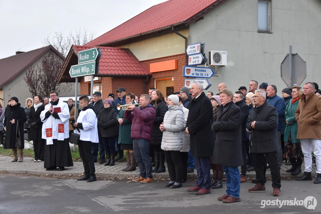 Poświęcenie kapliczki maryjnej w Bruczkowie (gm. Borek Wlkp.)