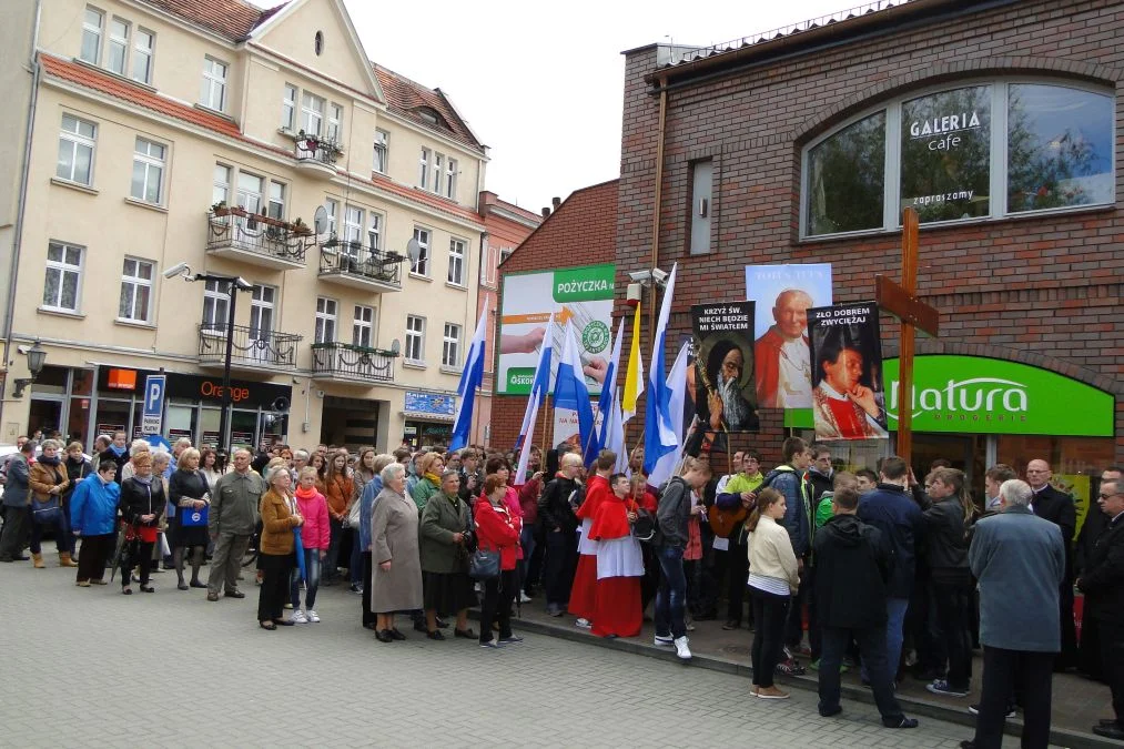 Symbole Światowych Dni Młodzieży w Jarocinie (2014)