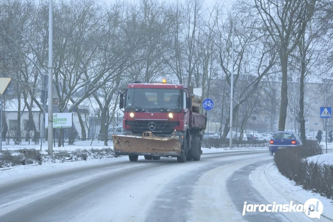 Zima 2026. Służby w akcji w Jarocinie i okolicy