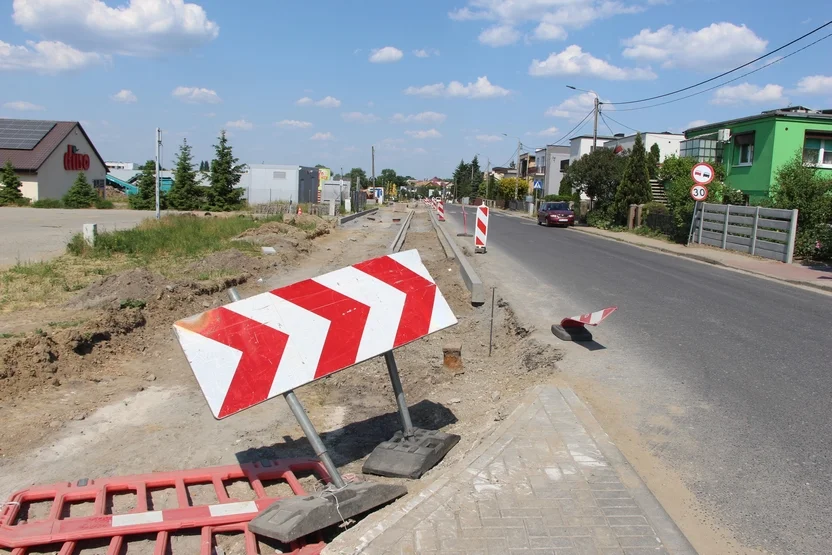 Zamknięcie ul. Armii Poznań w Pleszewie