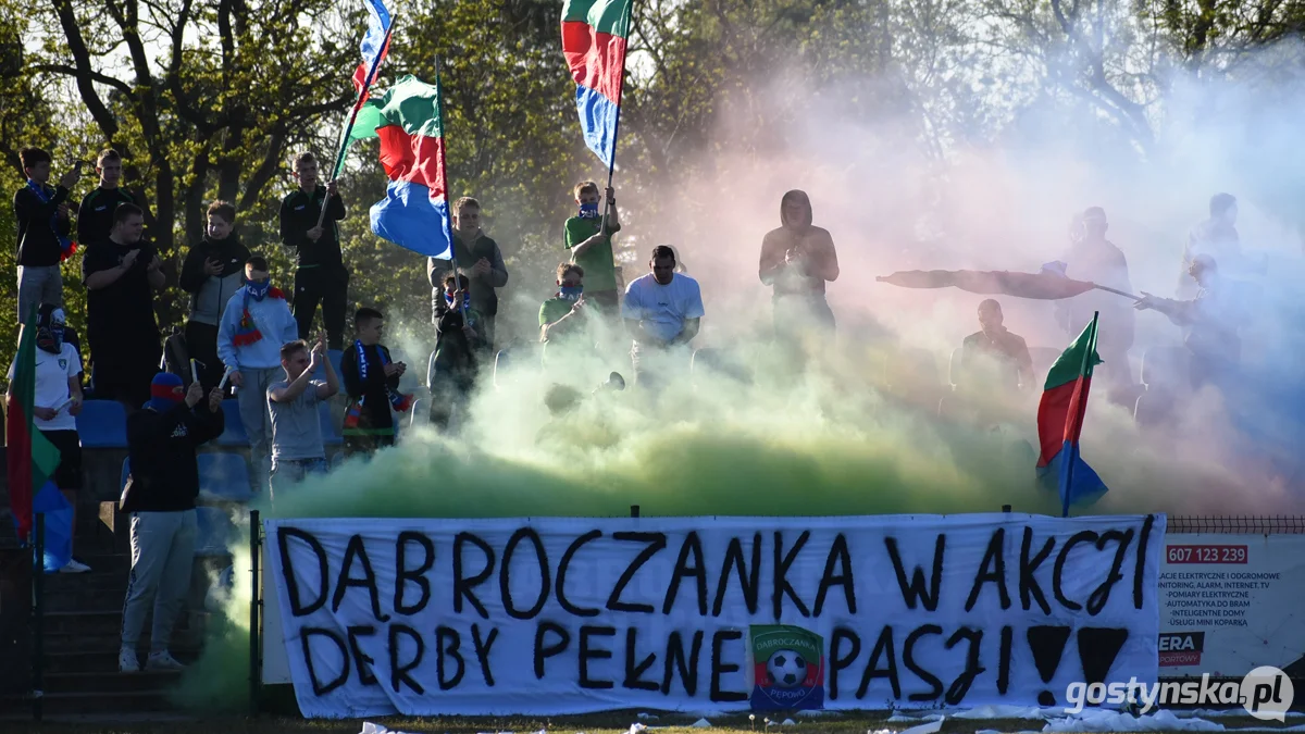 Derby powiatu gostyńskiego. Dąbroczanka Pępowo - Pinsel-Peter Krobianka Krobia 0 : 1