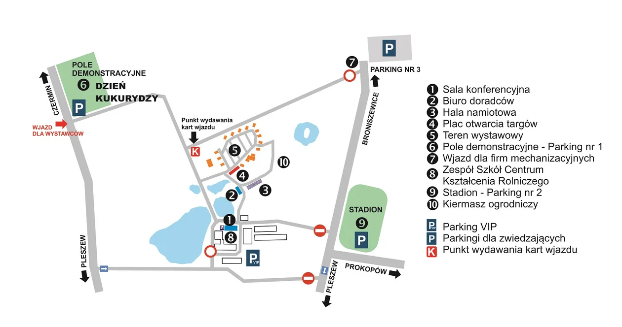 Mapa Jesiennych Targów Rolno-Ogrodniczych AGROMARSZ 2022 w Marszewie