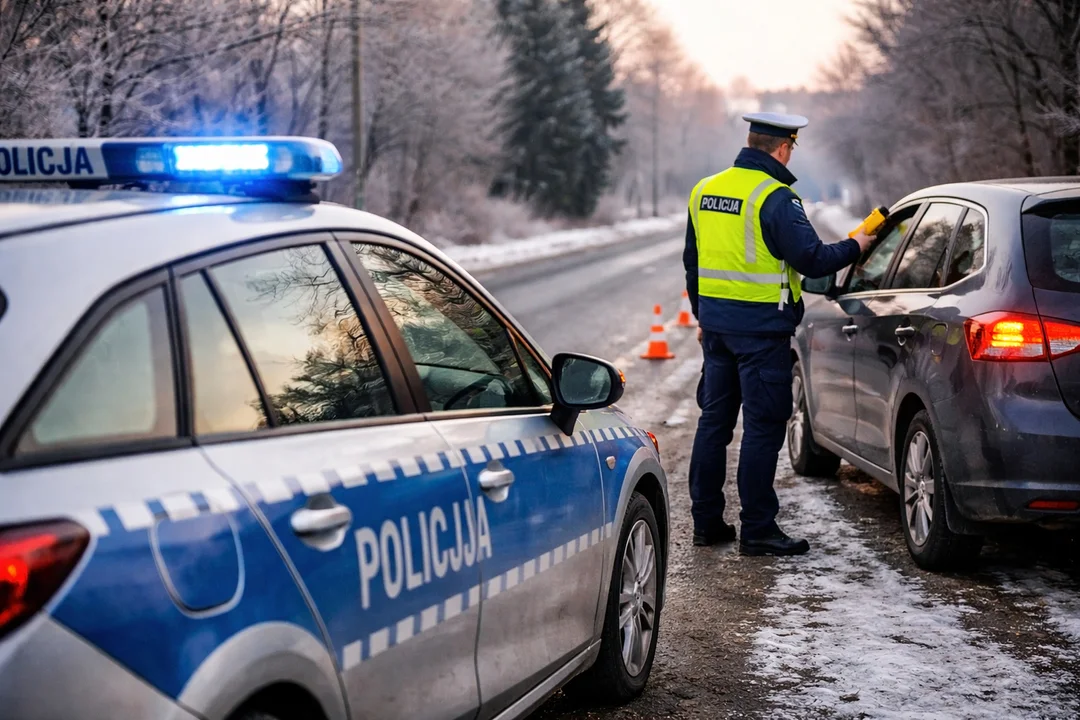 Trzeźwy Poranek w powiecie krotoszyńskim. Blisko tysiąc kontroli i czterech kierujących po alkoholu - Zdjęcie główne