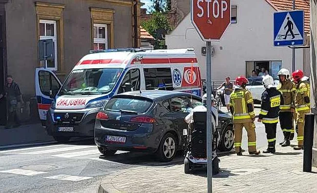 Potrącenie rowerzystki w Jarocinie - Zdjęcie główne