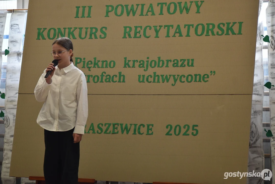 III Powiatowy Konkurs Recytatorski w Skoraszewicach 2025 "Piękno krajobrazu w strofach uchwycone"