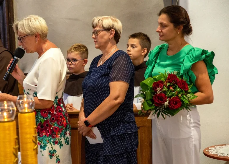 Pożegnanie wikariusza o. Radomira Buchcika w Choczu