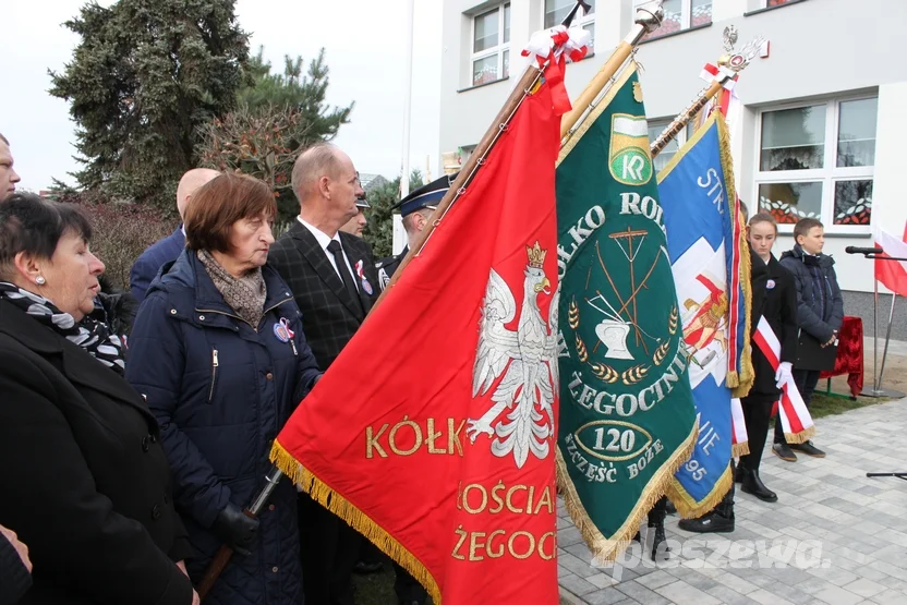 Nadanie imienia Powstańców Wielkopolskich Szkole Podstawowej w Żegocinie