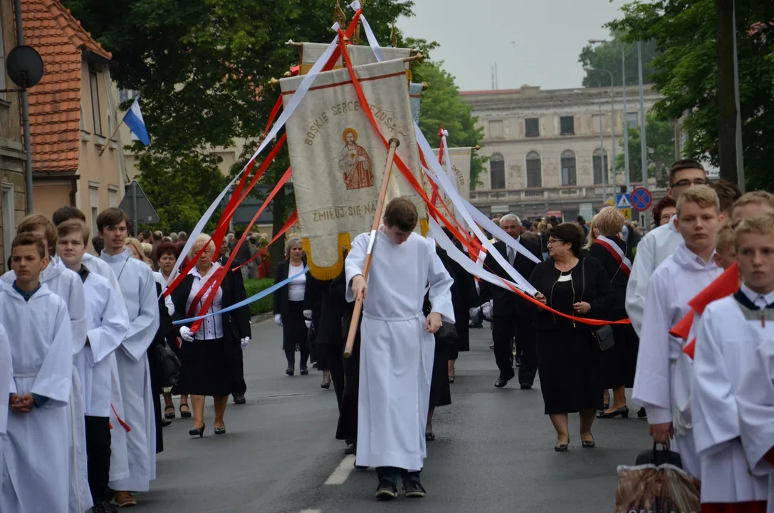 Procesja Bożego Ciała ulicami Krotoszyna w 2016 roku