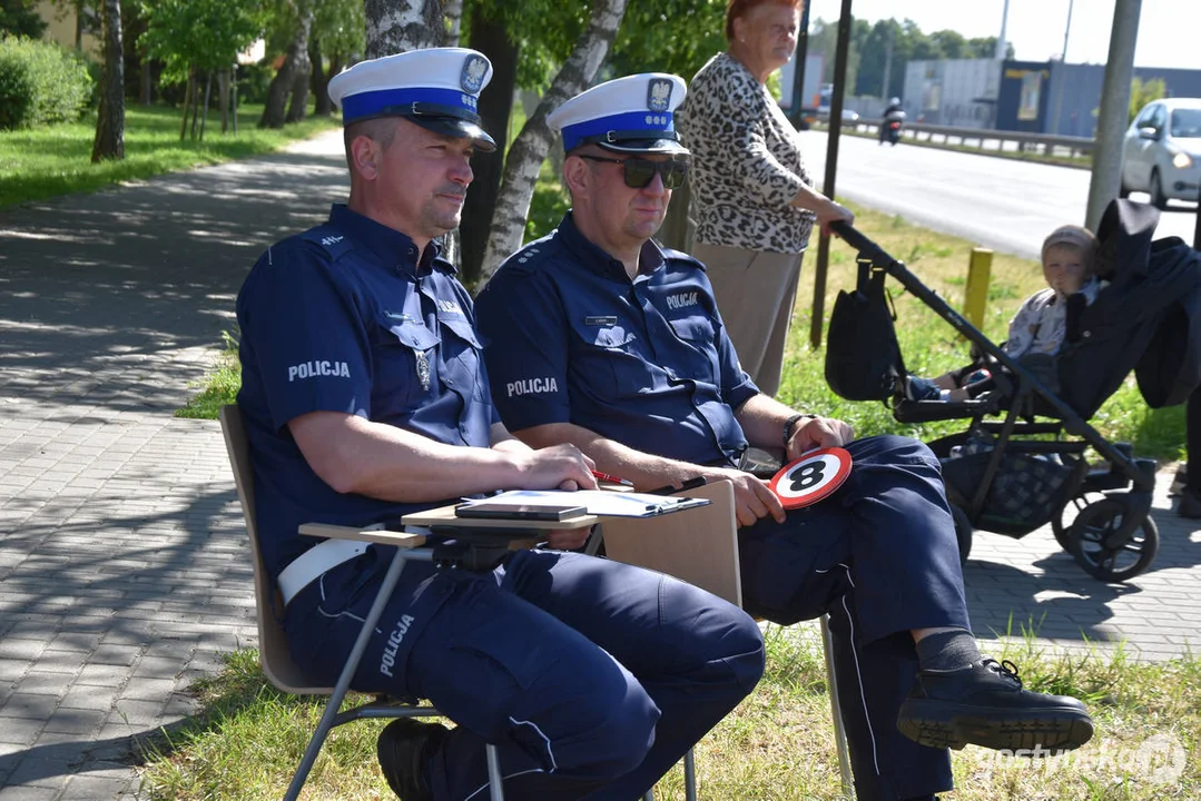 34. Konkurs "Policjant ruchu drogowego 2024” w Gostyniu. Dzień drugi - ręczna regulacja ruchem