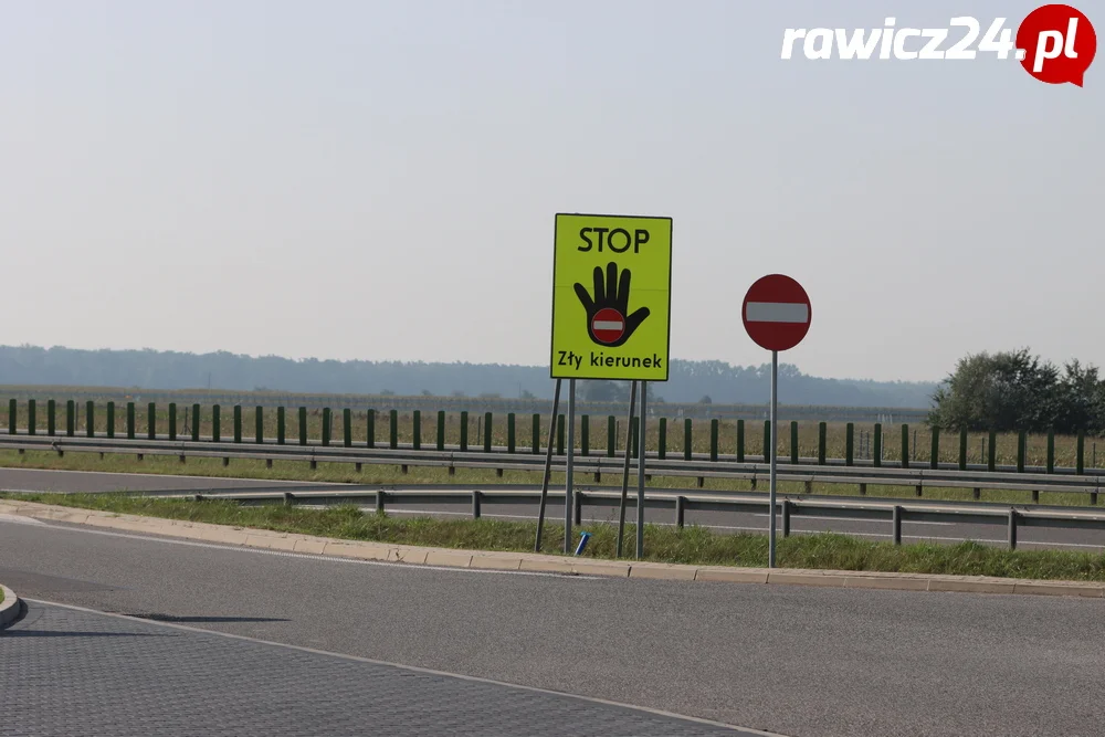 Tablice STOP zły kierunek w gminie Bojanowo