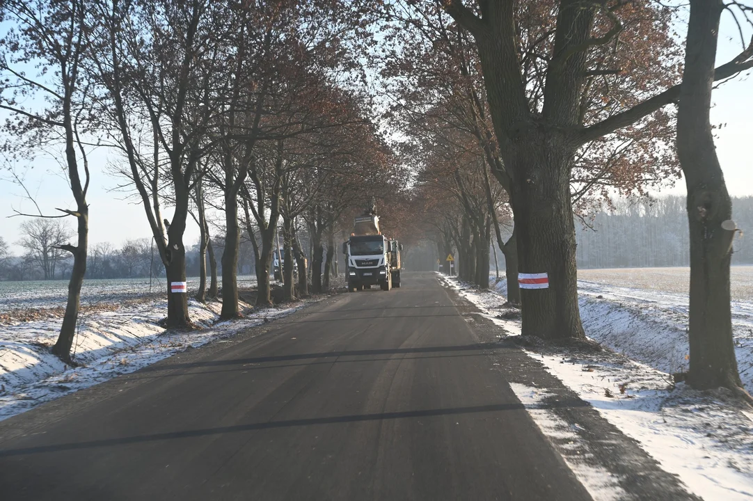 Zakończył się pierwszy etap remontu drogi powiatowej na trasie Karmin - Taczanów Drugi [ZDJĘCIA] - Zdjęcie główne