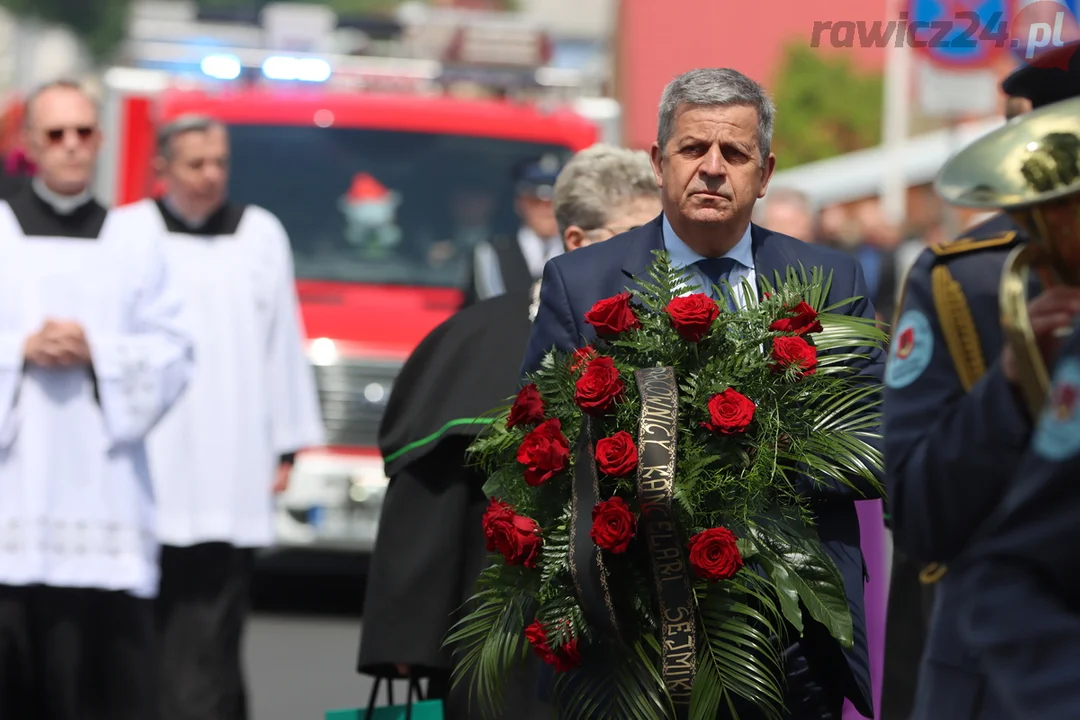 Delegacje na ceremonii pogrzebowej śp. Kazimierza Chudego