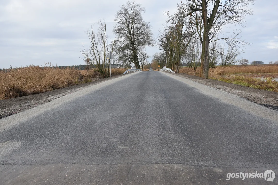 Przebudowany most na drodze Pudliszki - Rokosowo