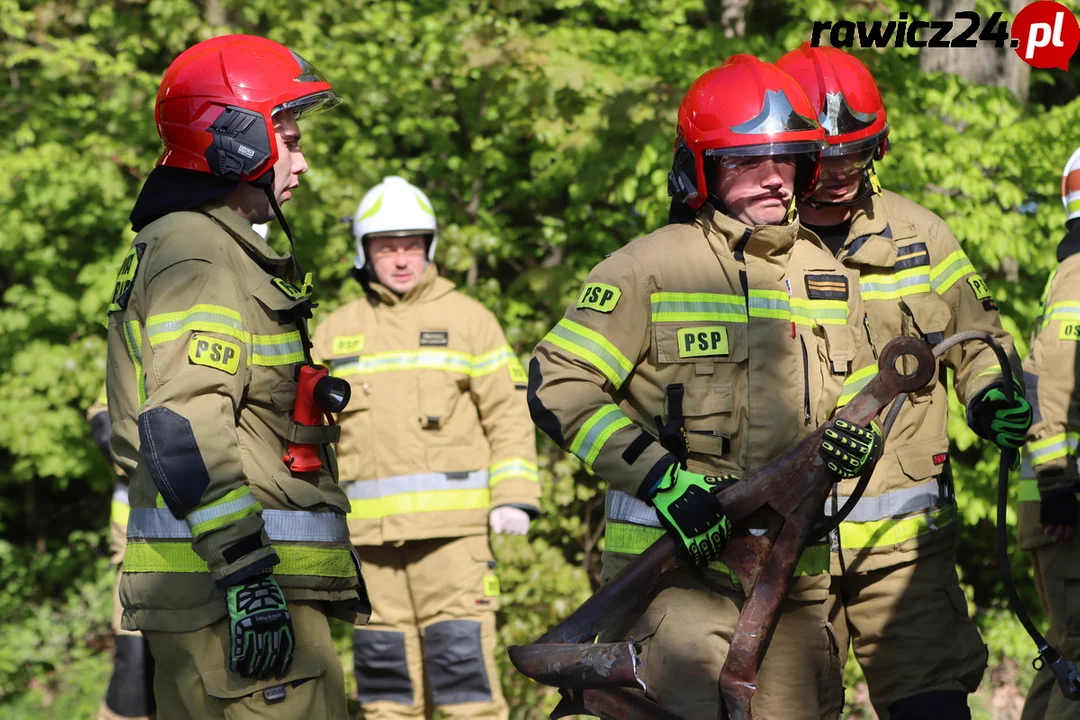 Zderzenie traktorów pod Gościejewicami