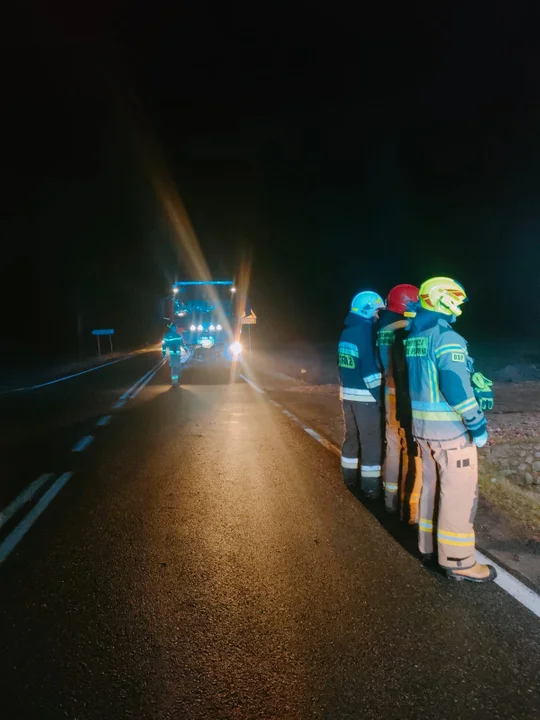 Wypadek na trasie Krotoszyn - Koźmin Wlkp.