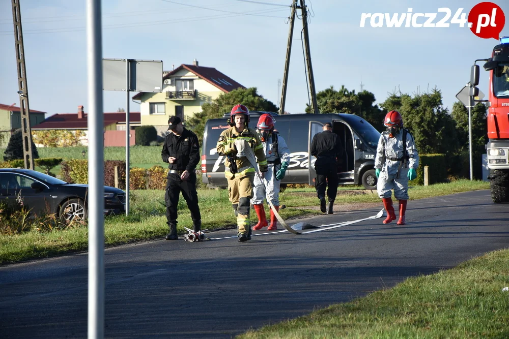 Ćwiczenia służb w Sarnowie i Rawiczu