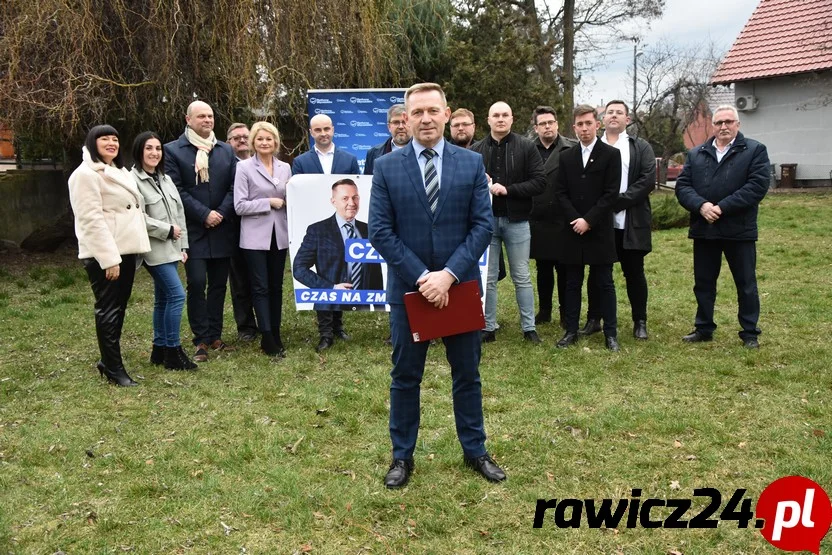 Bojanowo. Konferencja prasowa Waldemara Czerwińskiego - Zdjęcie główne