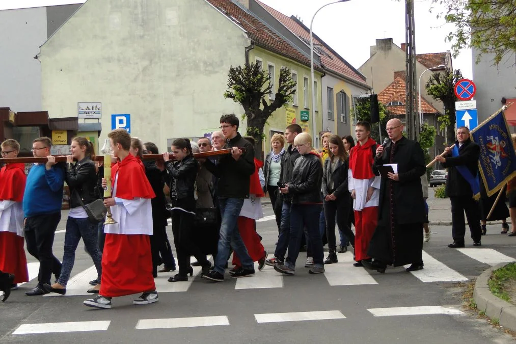 Symbole Światowych Dni Młodzieży w Jarocinie (2014)