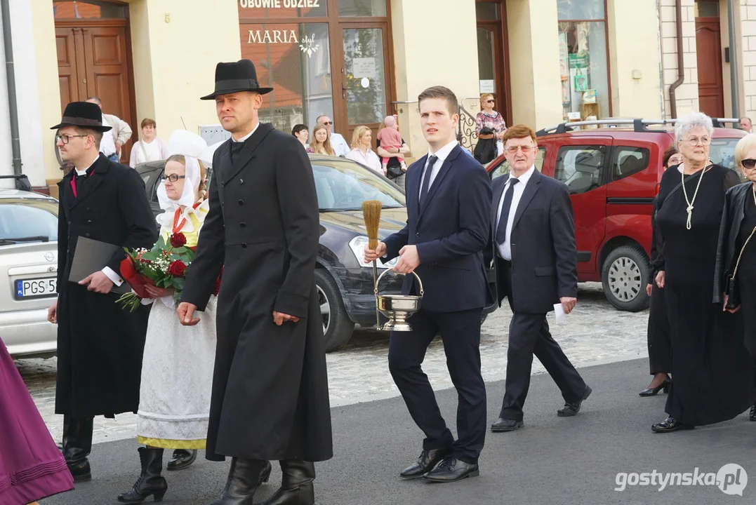 Poświęcenie figury Św. Jana Nepomucena w Krobi