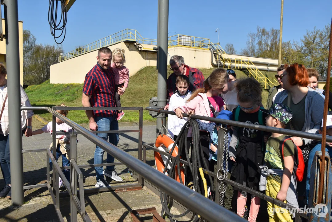 Zwiedzanie oczyszczalni ścieków w Gostyniu