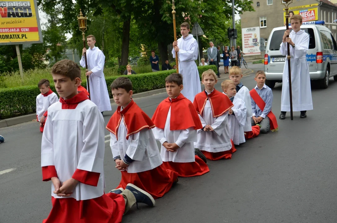 Procesja Bożego Ciała ulicami Krotoszyna w 2016 roku