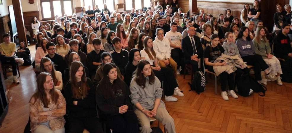 Spotkanie w Liceum Ogólnokształcącym w Jarocinie