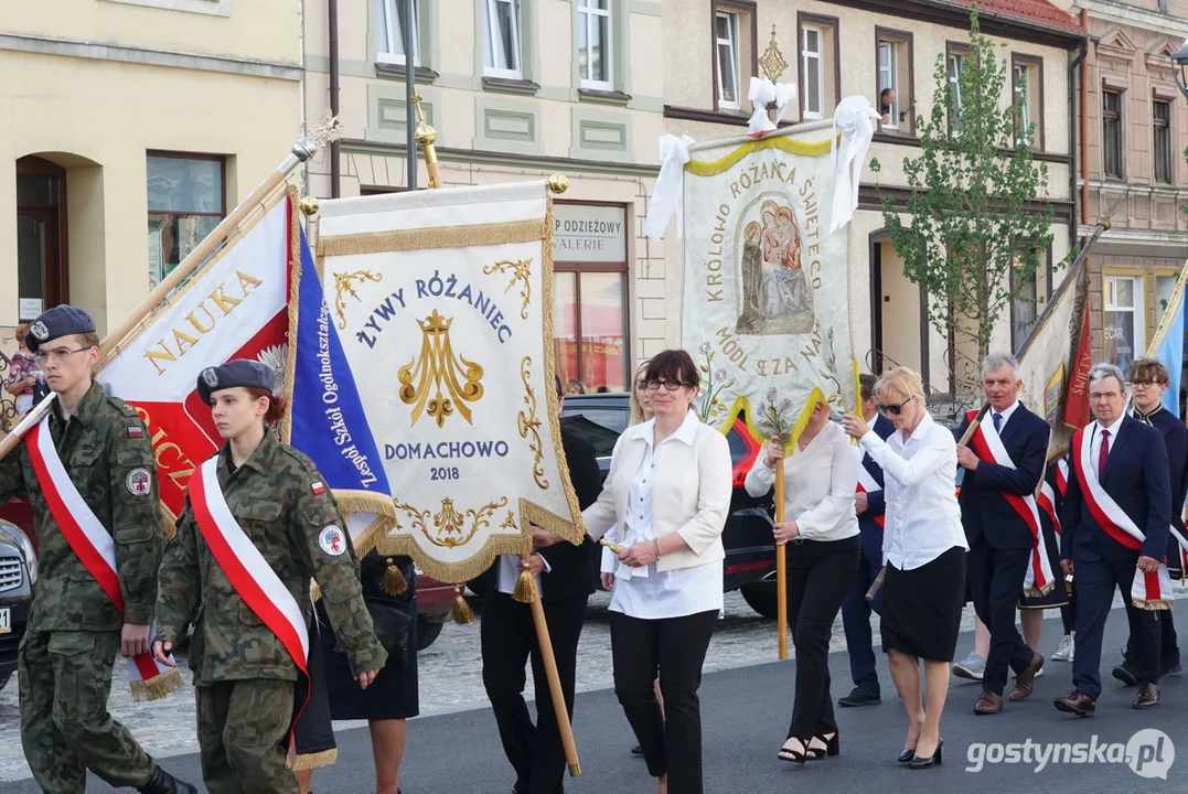 Poświęcenie figury Św. Jana Nepomucena w Krobi