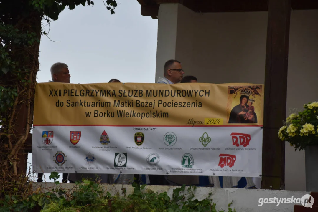 XXII Pielgrzymka Służb Mundurowych do sanktuarium maryjnego na Zdzież, w Borku Wlkp.