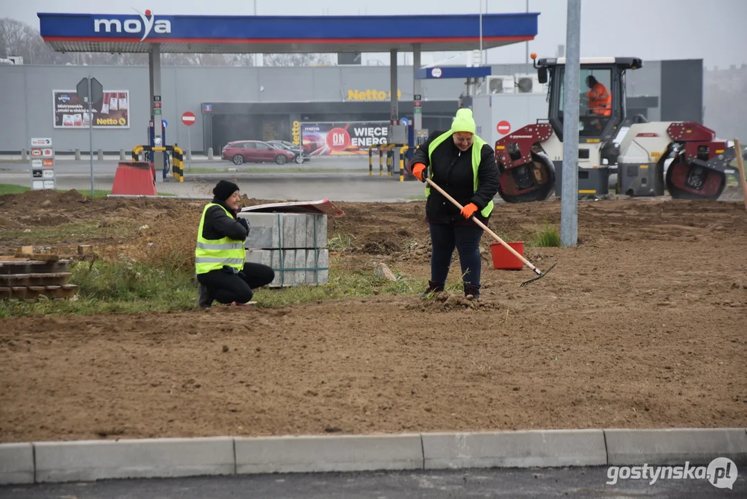 Budowa nowej drogi-łącznika, al. Niepodległości w Gostyniu