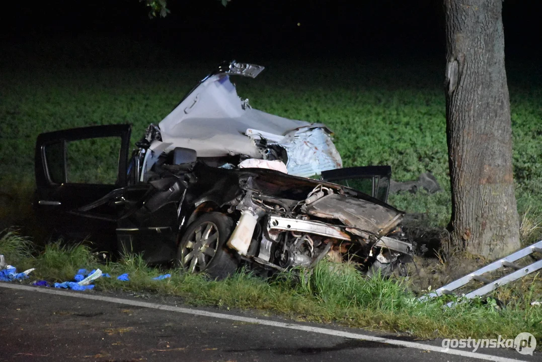 Wypadek śmiertelny na DW434 na trasie Gostyń - Rawicz