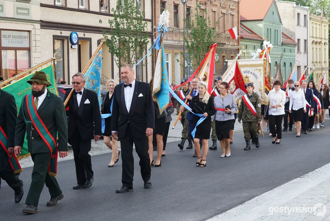 Poświęcenie figury Św. Jana Nepomucena w Krobi