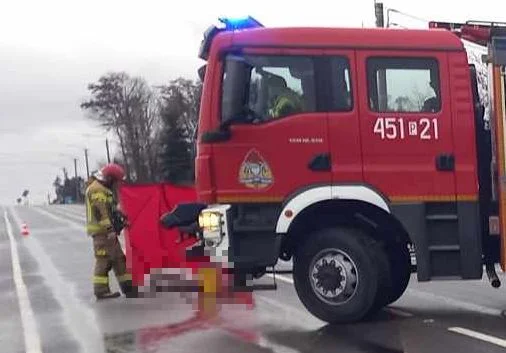 Potrącenie pieszego w Cielczy. Śmiertelny wypadek