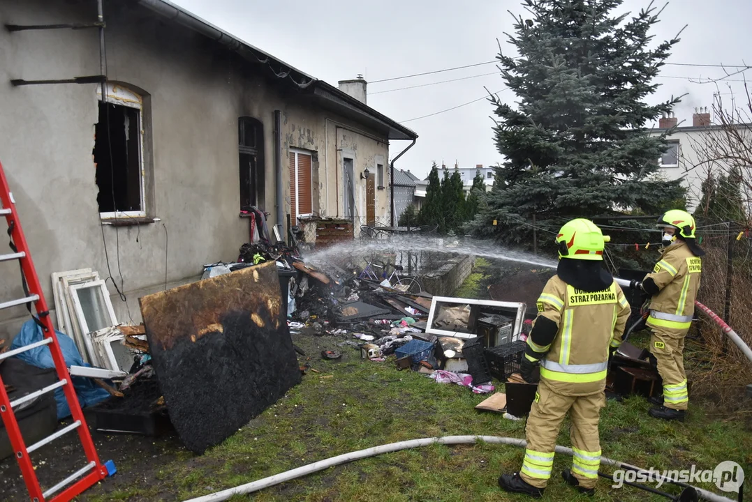 Pożar mieszkania w Szelejewie Drugim