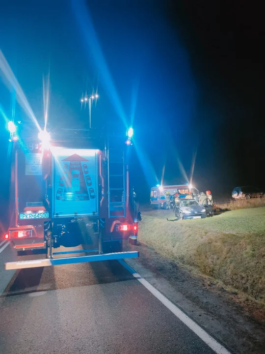 Wypadek na trasie Krotoszyn - Koźmin Wlkp.