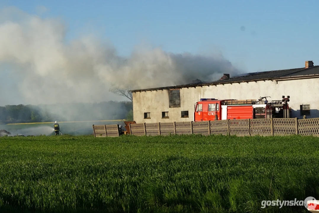 Pożar stodoły w Strumianach