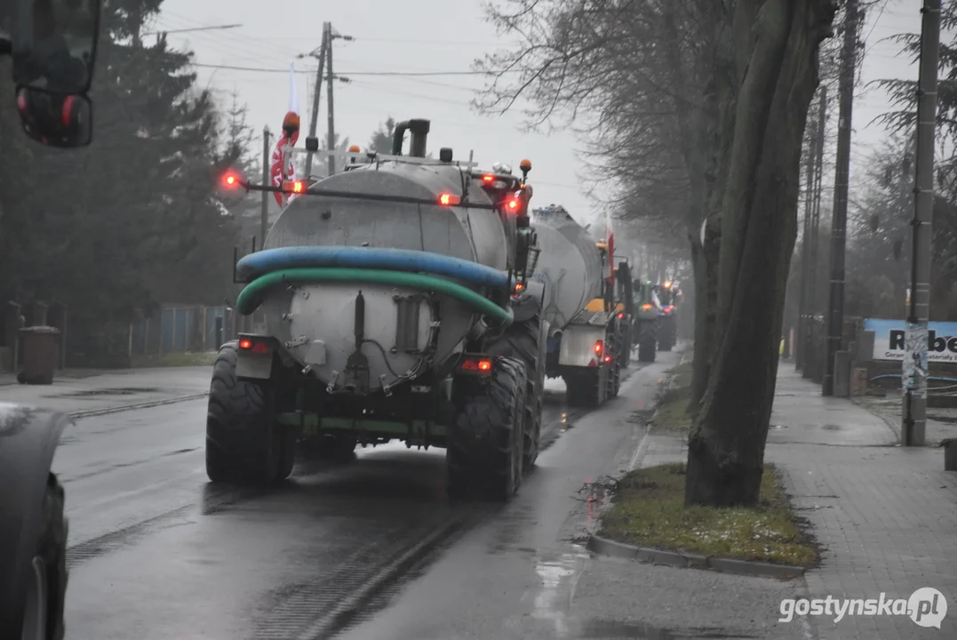 Protesty rolnicze w powiecie gostyńskim 2024