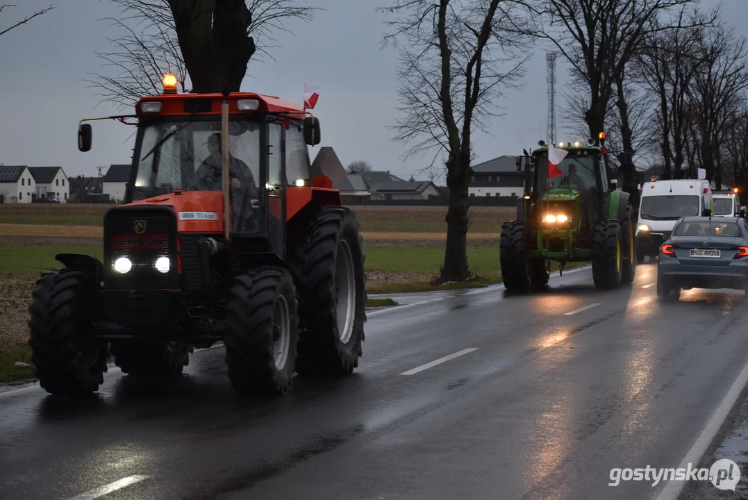 Drugi protest rolników z terenu powiatu gostyńskiego 2024