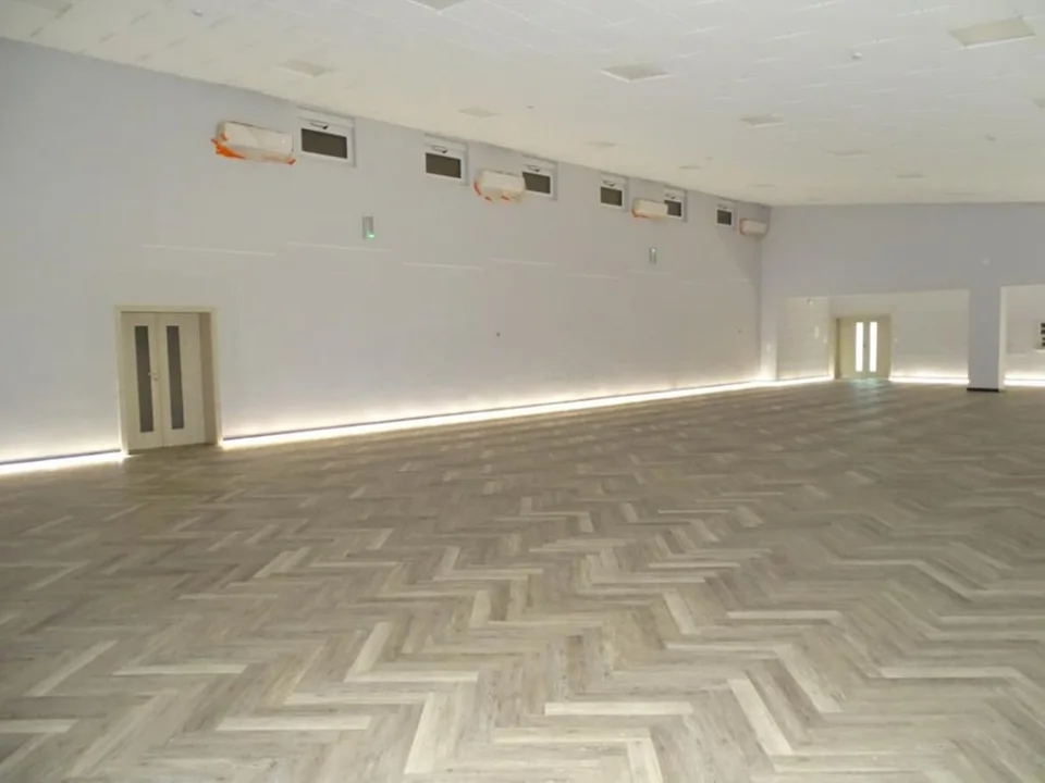 Modernizacja sali widowiskowej w GOKSiAL w Pępowie.