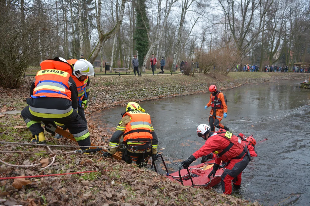 Koźmin Wlkp. Pokaz strażacki w ramach WOŚP